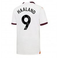 Koszulka piłkarska Manchester City Erling Haaland #9 Strój wyjazdowy 2023-24 tanio Krótki Rękaw